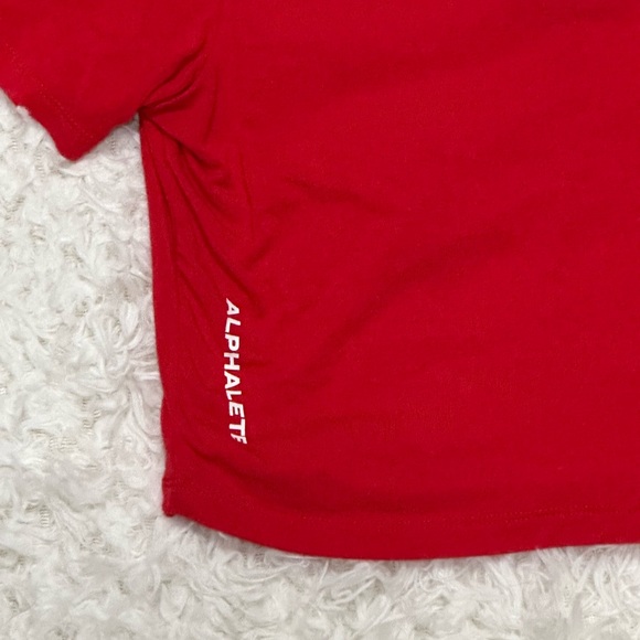 Women’s Alphalete Red Crop Top Size S - Picture 2 of 8